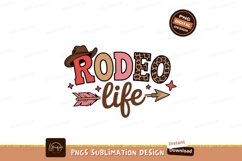 Rodeo life cowboy hat western style image Product Image 1