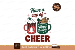 Christmas mugs with festive decorations chocolate gingerbrea Product Image 1