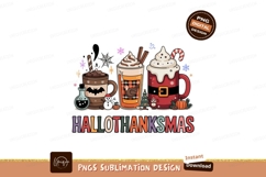 Holiday drinks with festive characters halloween Product Image 1