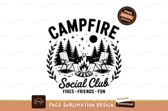 Campfire Social Club Vector Sublimation PNG Product Image 1