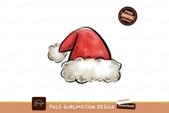 Red Santa Hat With White Trim festive Product Image 1