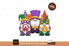 Mardi Gras Gnomes Festive Celebration image Product Image 1