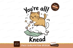 Two cute cats cuddling on a pillow kittens adorable Product Image 1