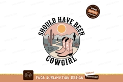Pink cowboy boots desert landscape cactus Product Image 1