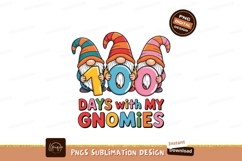 Three gnomes holding numbers festive cute Product Image 1