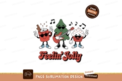 Festive characters playing music and celebrating Christmas Product Image 1