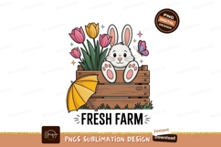 Bunny tulips butterfly umbrella crate image Product Image 1