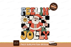 Groovy Santa Feeling Jolly Christmas holiday Product Image 1