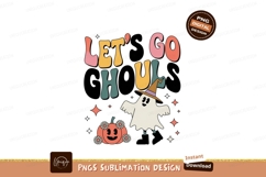 Groovy Ghost Pumpkin Halloween Celebration witch Product Image 1