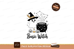 Cute ghost wearing hat and holding potion halloween Product Image 1