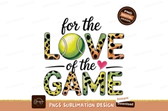 Tennis Lover Graphic Sublimation Png Design Product Image 1