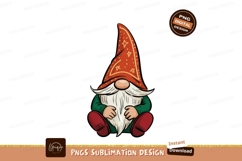 Red star hat gnome green white Product Image 1