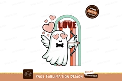 Ghost Cupid With Hearts And Bow love Product Image 1