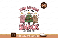Torn Between Snack Christmas Trees pink green Product Image 1