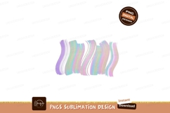 Pastel paint strokes on black colors iridescent Product Image 1