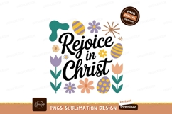 Easter eggs flowers festive greeting image Product Image 1