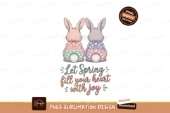 Pastel Bunnies Spring Joy easter Product Image 1