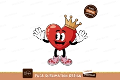 Royal Heart Character Waving king crown Product Image 1