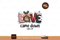 Love Came Down Nativity Scene Christmas image Product Image 1