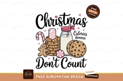 Christmas cookies milk candy festive treats gingerbread Product Image 1
