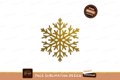 Golden snowflake glitter sparkle winter Product Image 1