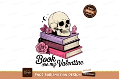 Skull roses books crystal moon stars image Product Image 1