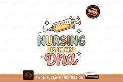 Nursing is in my dna syringe healthcare medical Product Image 1