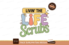 Livin Life Scrubs healthcare medical Product Image 1