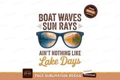 Sunglasses reflecting lake mountain scenery mountains Product Image 1
