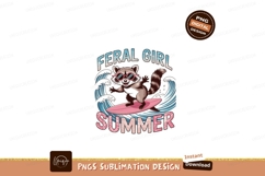 Raccoon Surfing Waves Summer Fun surfboard ocean Product Image 1