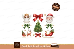 Christmas characters and decorations angel santa Product Image 1