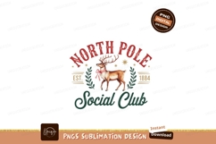 North Pole Social Club Reindeer image Product Image 1