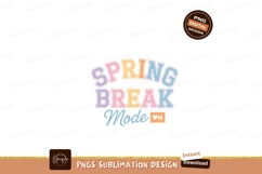Spring Break Mode Pastel Typography image Product Image 1