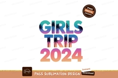 Girls Trip Palm Trees Gradient image Product Image 1