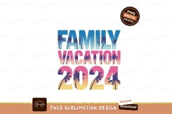 Family Vacation Palms tropical summer Product Image 1