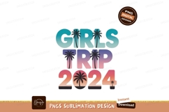 Girls Trip Palm Trees Sunset image Product Image 1