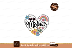 Mother heart floral rainbow bag mug image Product Image 1