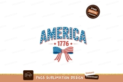 American patriotic bow and stars image Product Image 1
