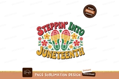 Steppin Into Juneteenth Celebration freedom emancipation Product Image 1