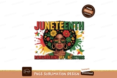 Juneteenth celebration remembering ancestors woman Product Image 1