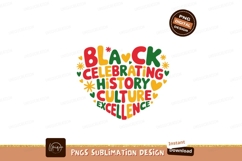 Black History Culture Excellence Heart celebration Product Image 1