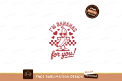 Red banana hearts text fruit love Product Image 1