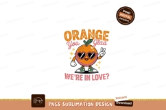 Orange character wearing heart sunglasses fruit Product Image 1