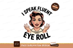 Vintage Woman Expressing Surprise surprised retro Product Image 1