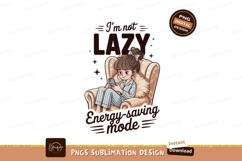 Girl relaxing with phone in armchair pajamas Product Image 1