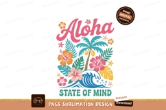 Aloha Tropical Beach Scene ocean wave Product Image 1