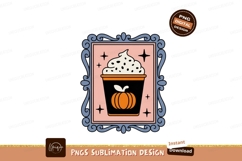 Autumn drink with pumpkin latte coffee Product Image 1