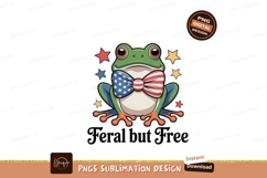 Patriotic Frog Bowtie Stars green Product Image 1