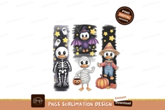 Halloween ducks skeleton mummy bat scarecrow image Product Image 1