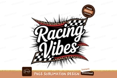 Racing Vibes Design Sublimation Graphic Elements PNG Product Image 1